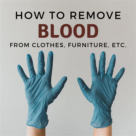 will fake blood come out clothes|what removes blood from fabric.